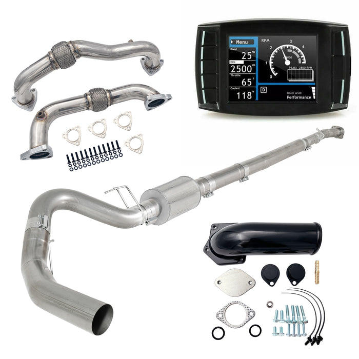 5" DPF/DEF/EGR Delete for 2008-2010 6.4L Ford Powerstroke All-in-One Kit